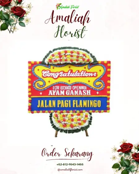 Sewa Papan Bunga Rebono